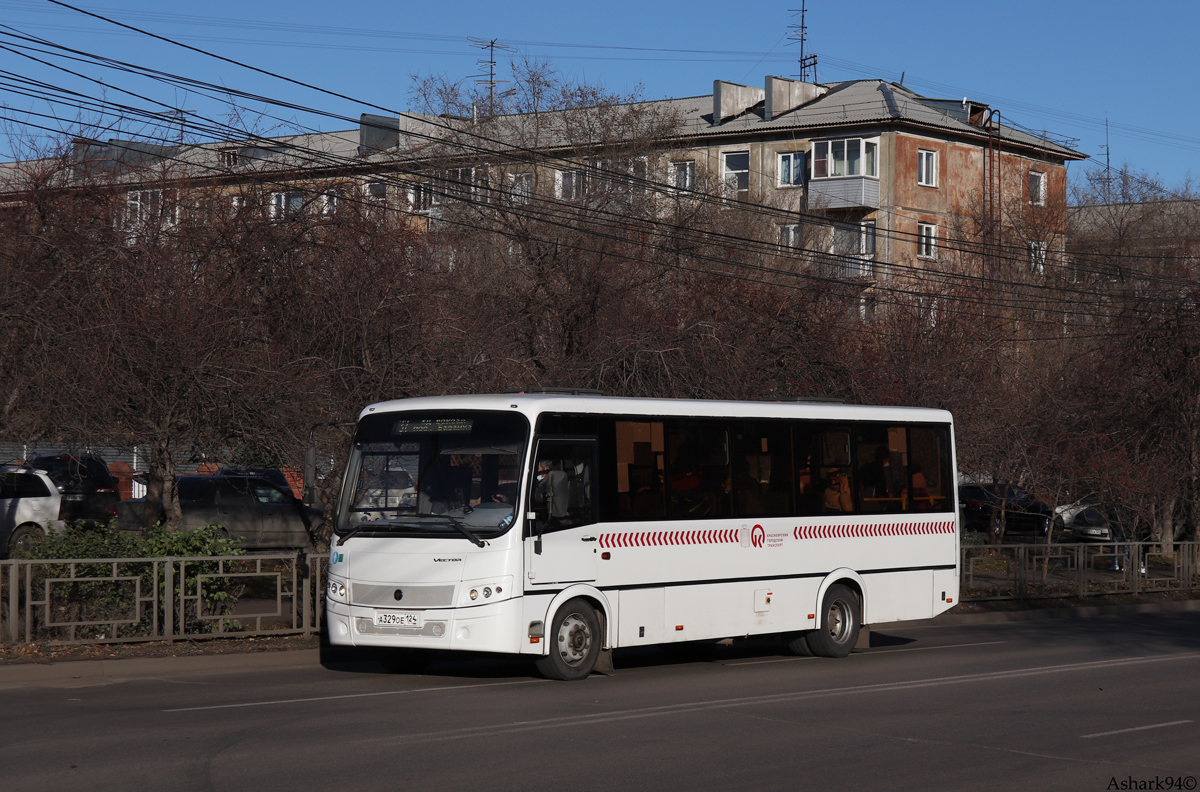 Krasnoyarsk, PAZ-320414-04 "Vector" (EP) # А 329 ОЕ 124