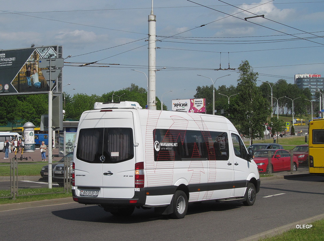 Minsk, Mercedes-Benz Sprinter 616CDI č. АО 3137-7