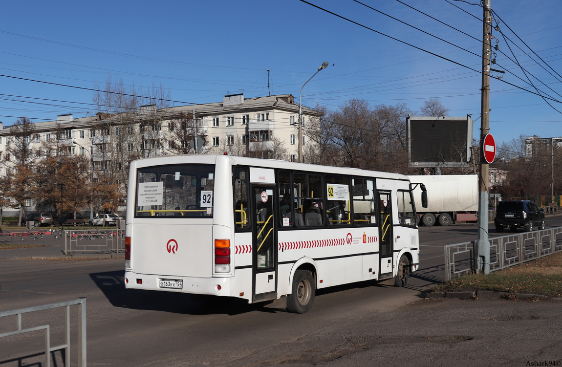 Krasnoyarsk, PAZ-320412-05 (3204CE, CR) nr. Х 163 КХ 124