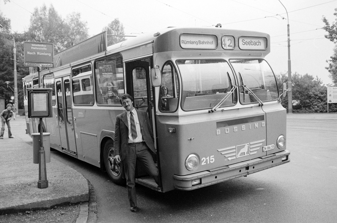 Zurich, Büssing BS 110 V # 215; Zurich — Old Photos