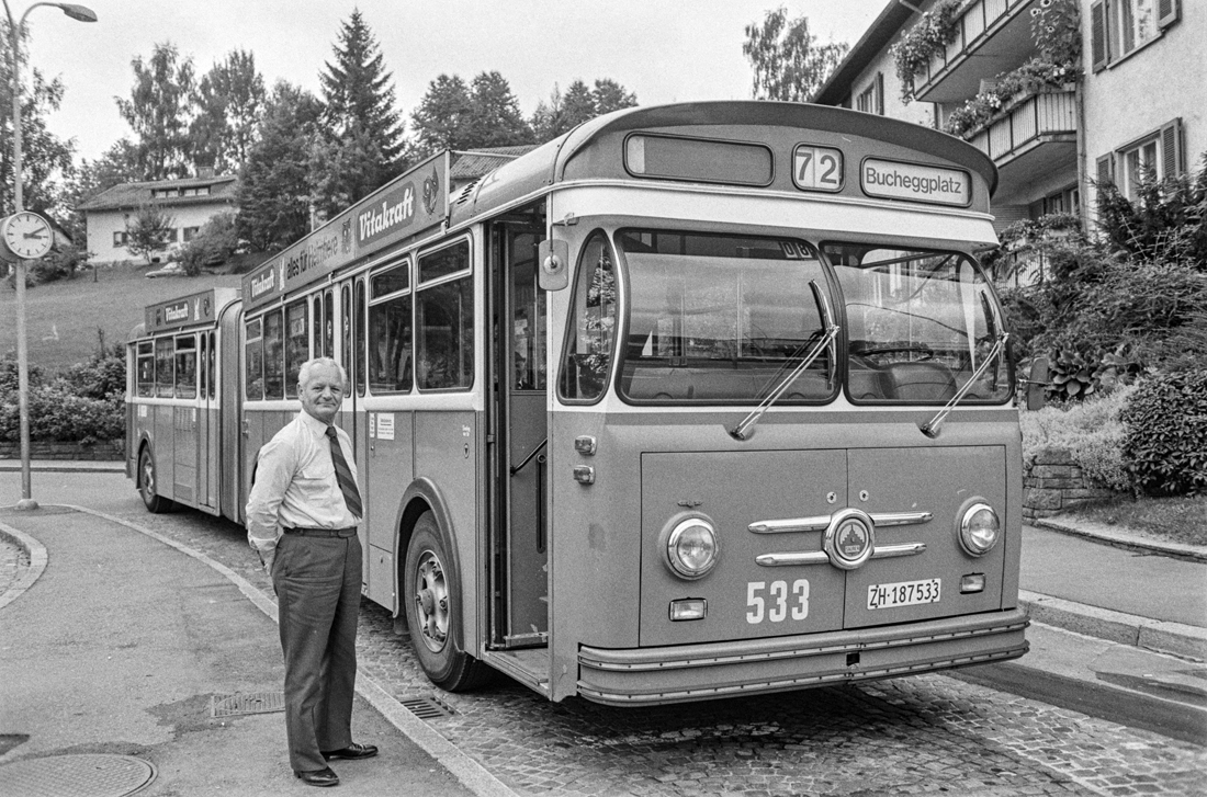 Zurich, Saurer # 533; Zurich — Old Photos