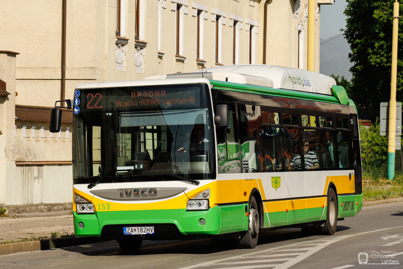 Žilina, IVECO Urbanway 12M Hybrid # 153