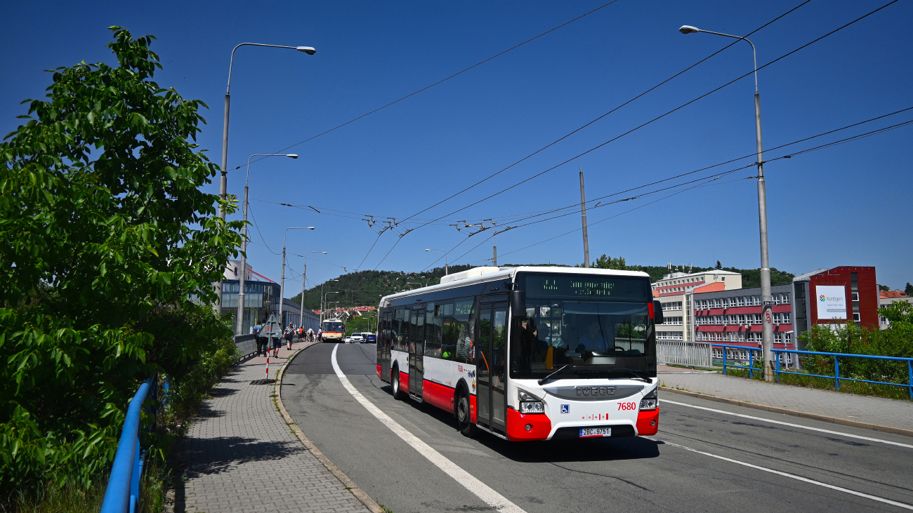 Brno, IVECO Urbanway 12M No. 7680