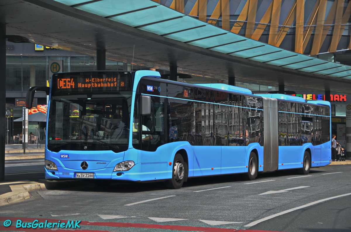 Wuppertal, Mercedes-Benz Citaro C2 G # 2166