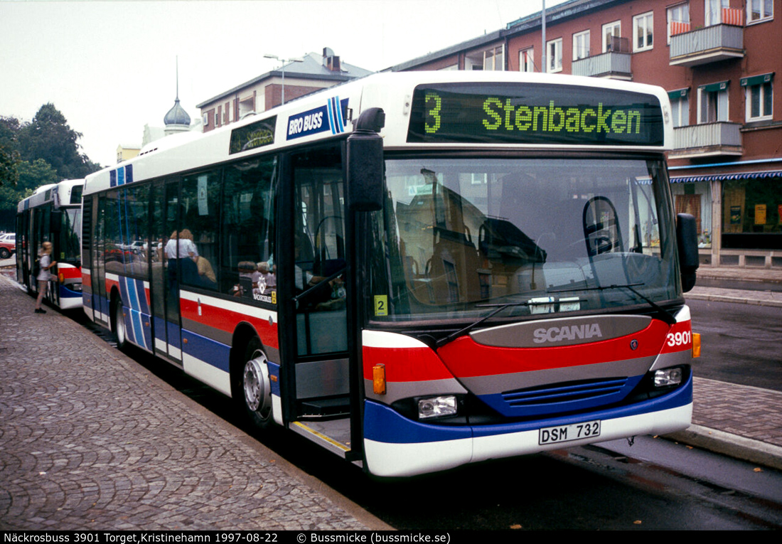 Örebro, Scania OmniCity CN94UB 4X2EB №: 3901