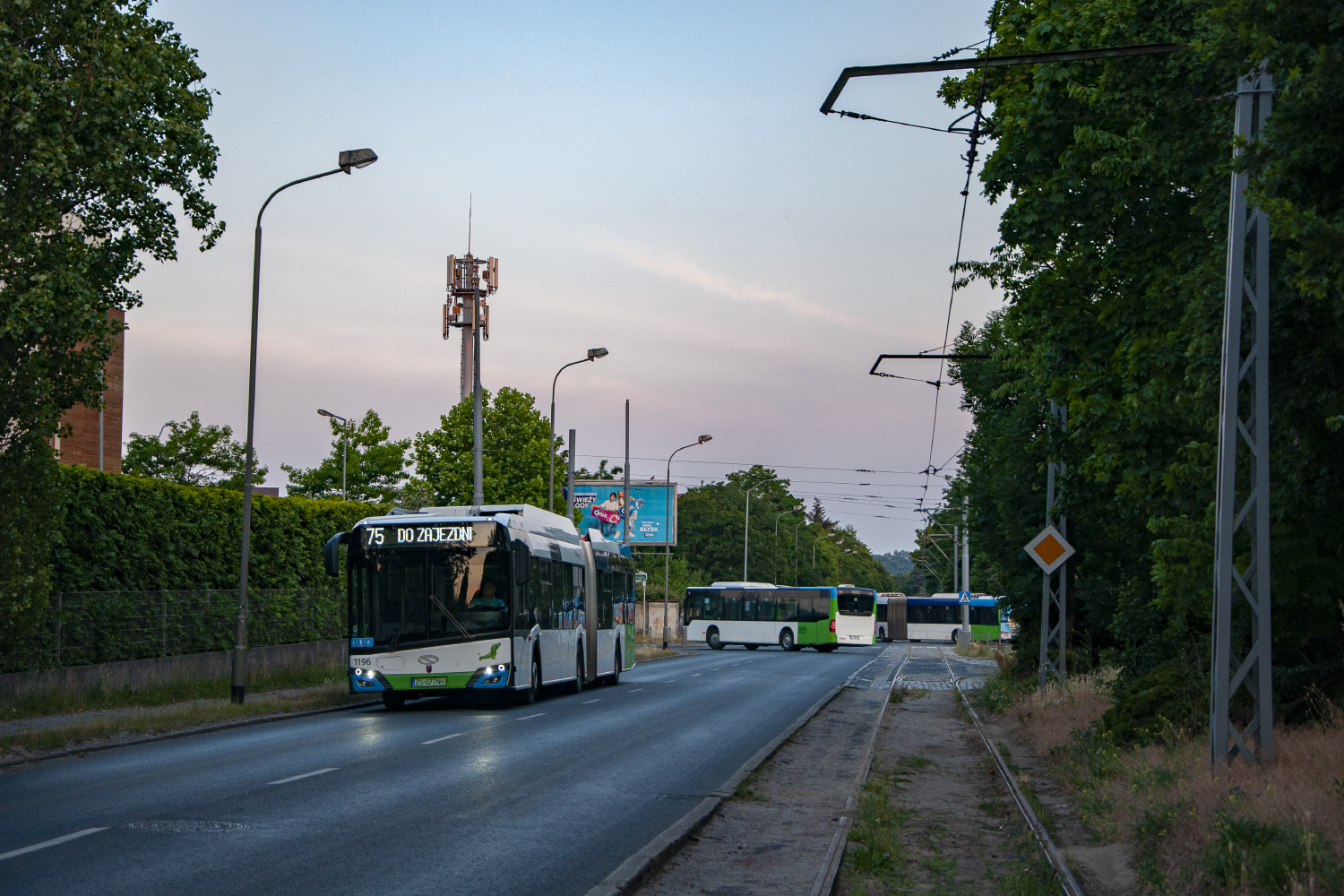 Szczecin, Solaris Urbino IV 18 electric # 1196