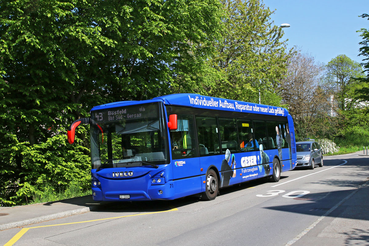 Lucerne, IVECO Urbanway 12M BHNS # 71