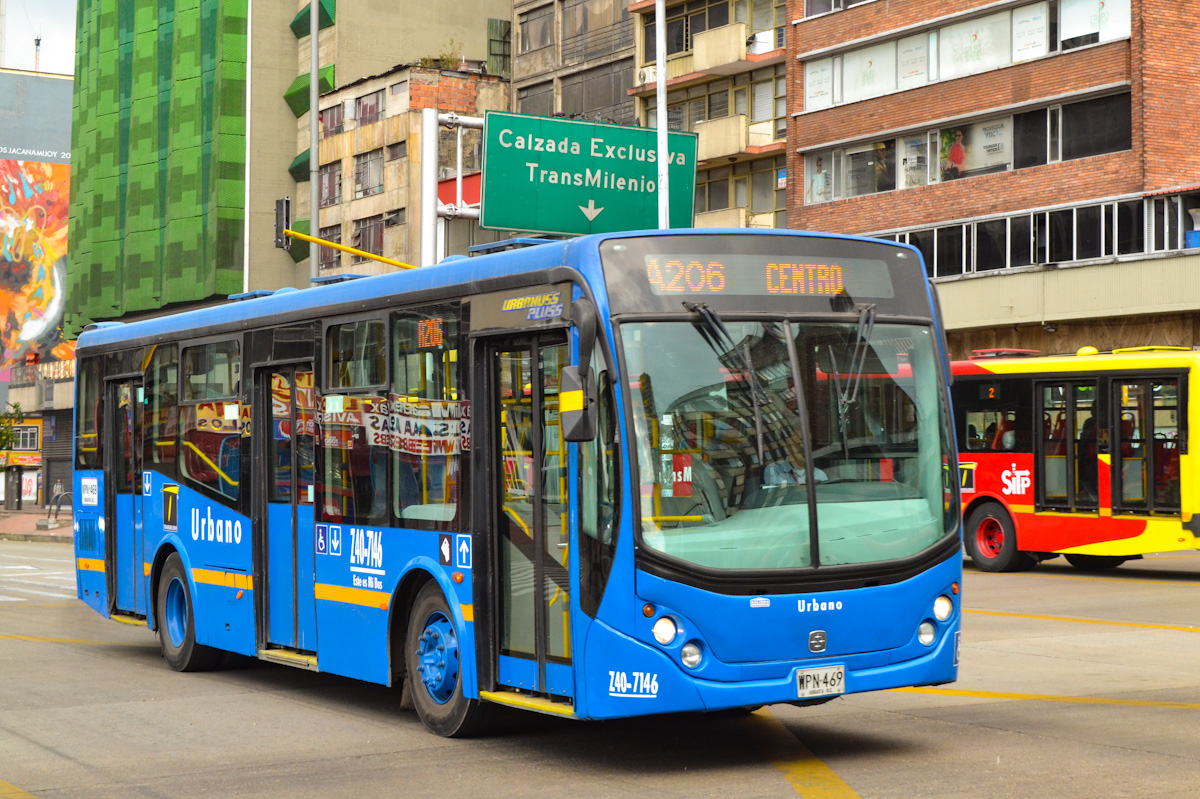 Bogotá, Busscar Urbanuss Pluss S3 # Z40-7146