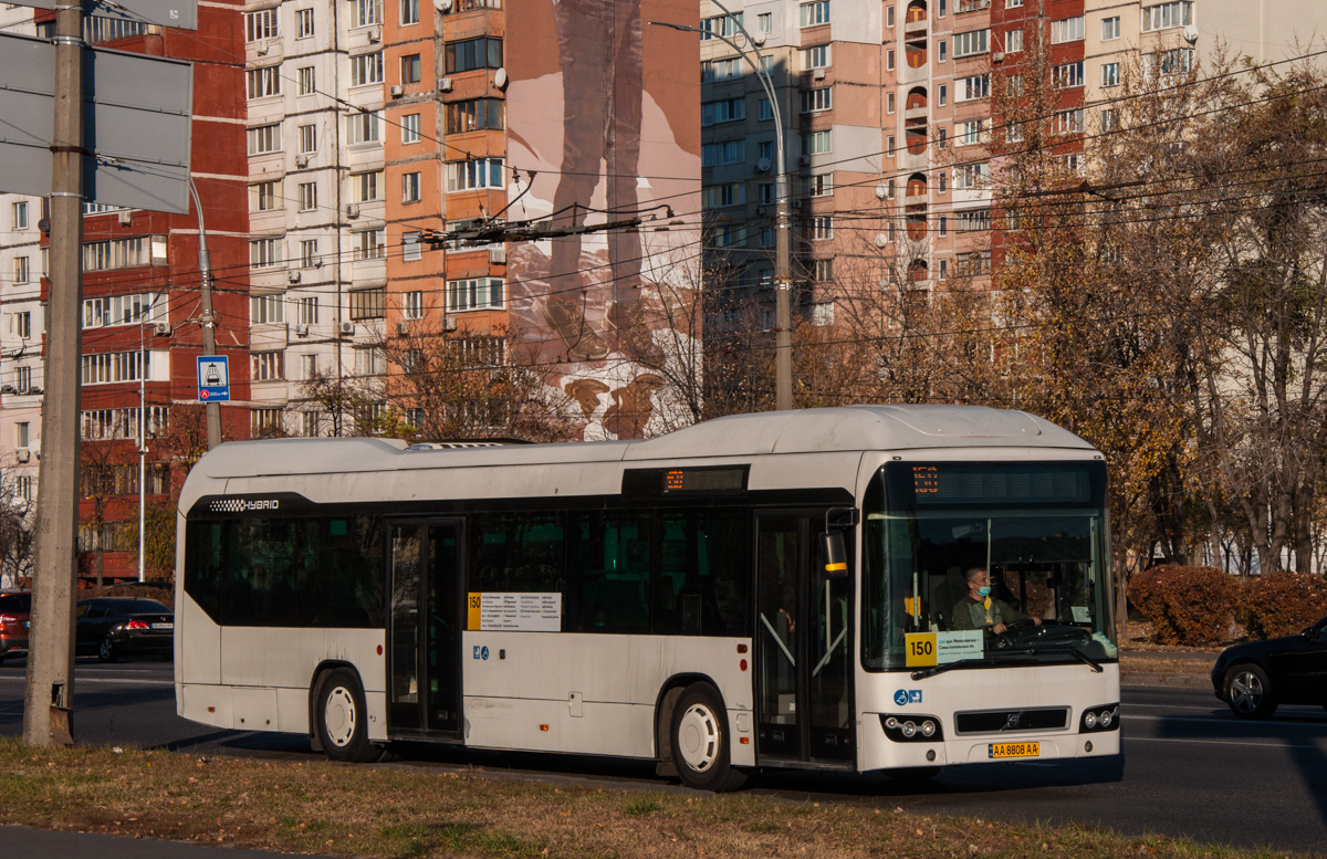Kyiv, Volvo 7700 Hybrid # АА 8808 АА
