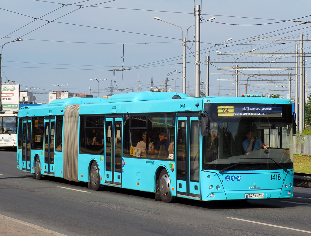 Saint Petersburg, MAZ-216.066 # 1418
