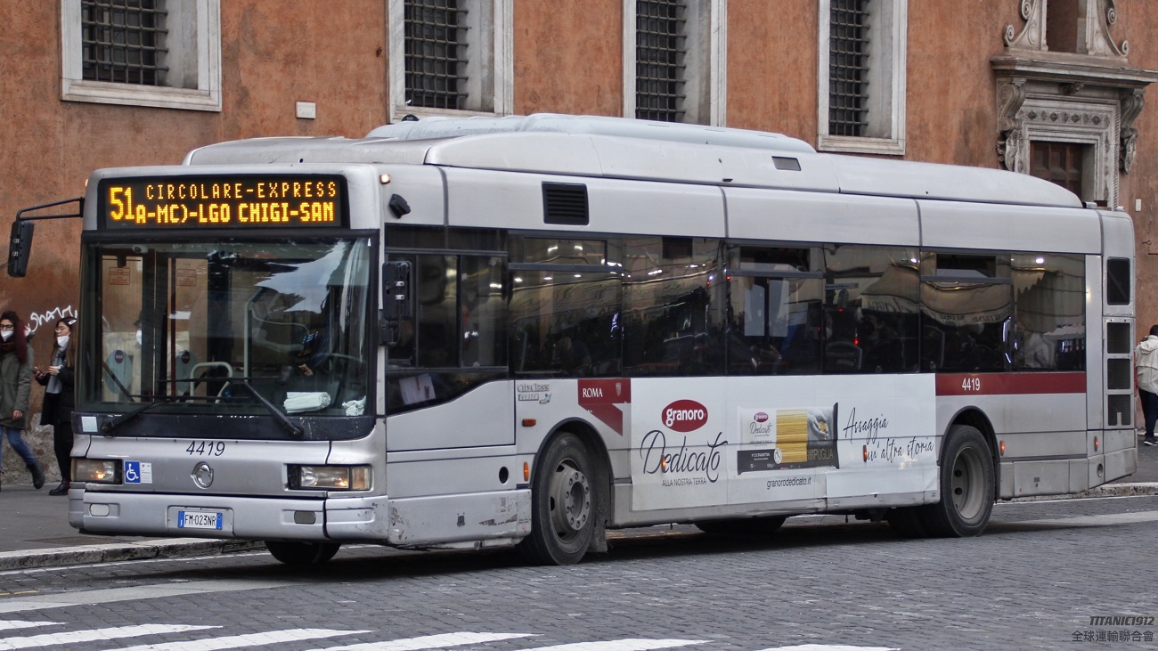 Rome, Irisbus CityClass 491E.12.27 CNG # 4419