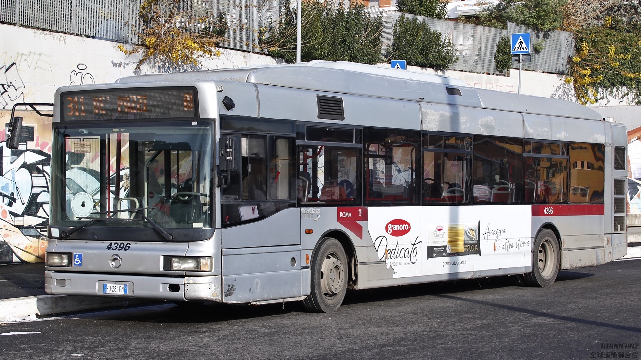 Rome, Irisbus CityClass 491E.12.27 CNG # 4396