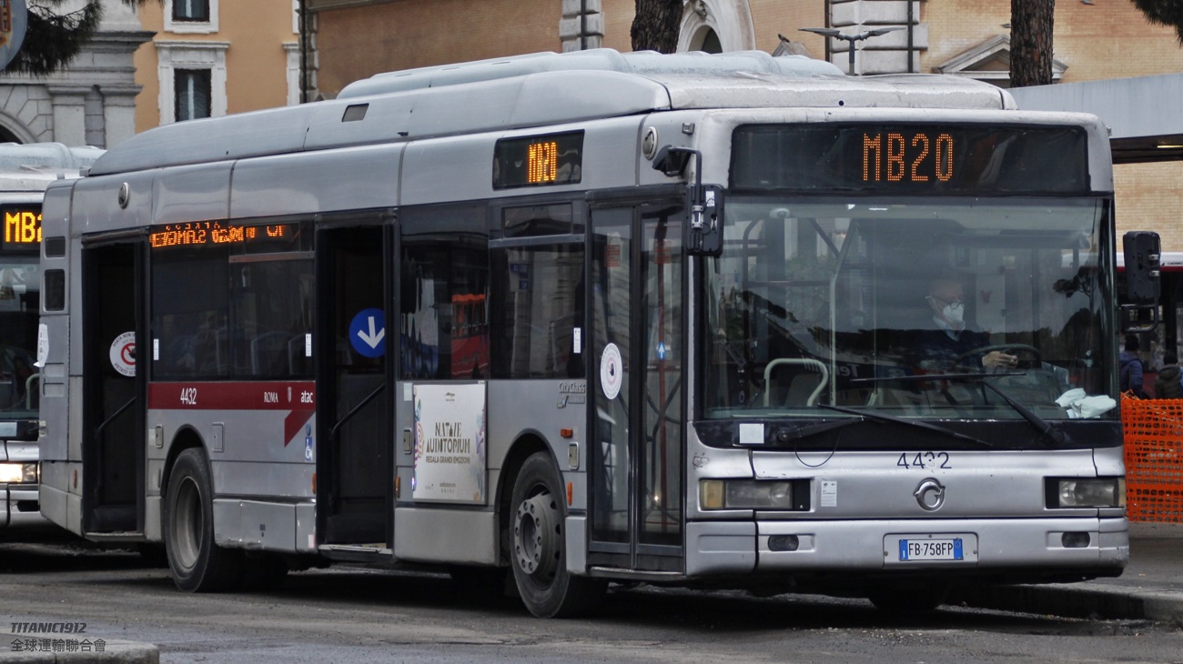 Rome, Irisbus CityClass 491E.12.27 CNG nr. 4432