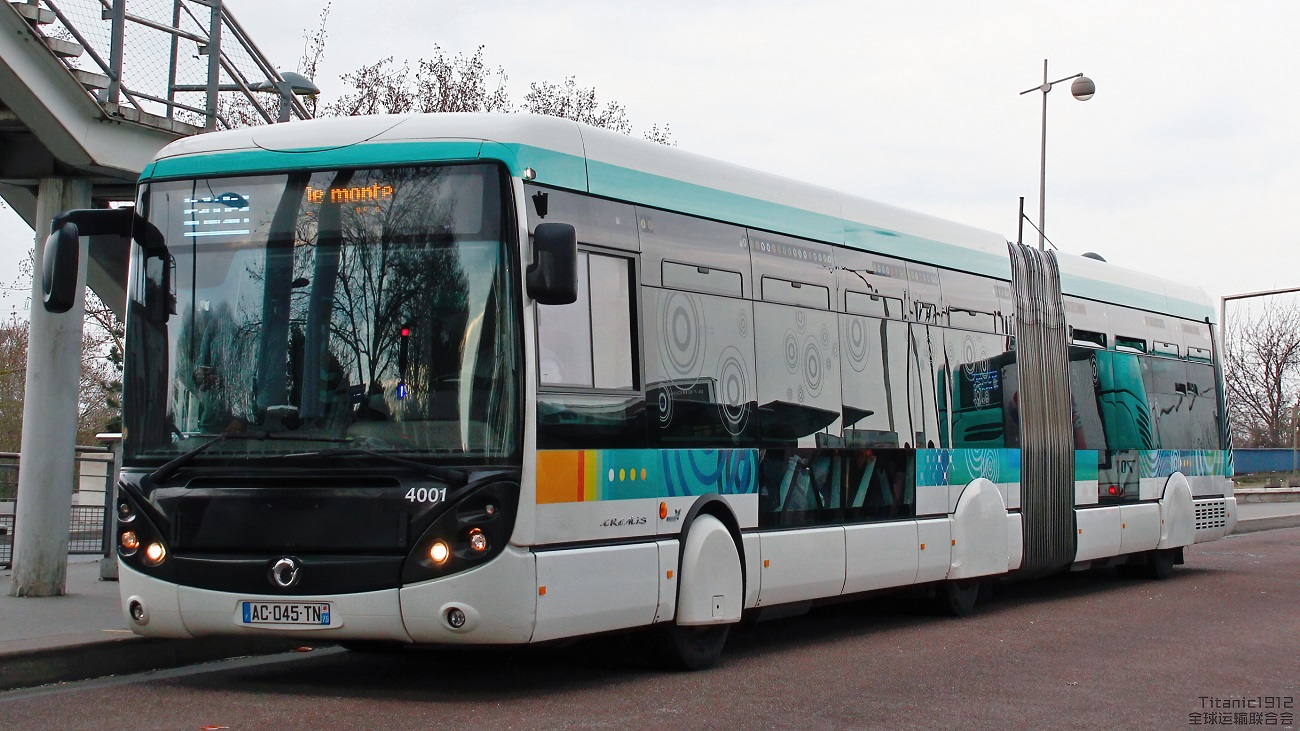 Paris, Irisbus Crealis 18M # 4001