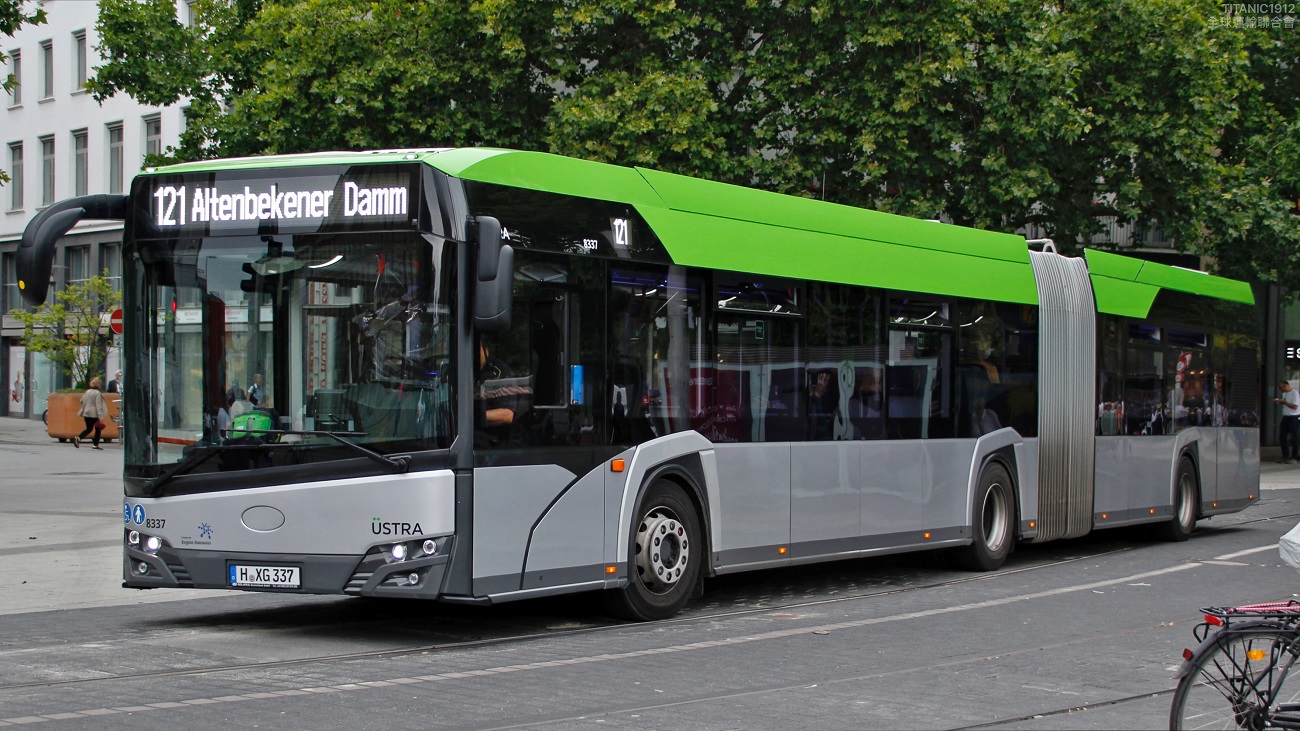 Hannover, Solaris Urbino IV 18 hybrid č. 8337