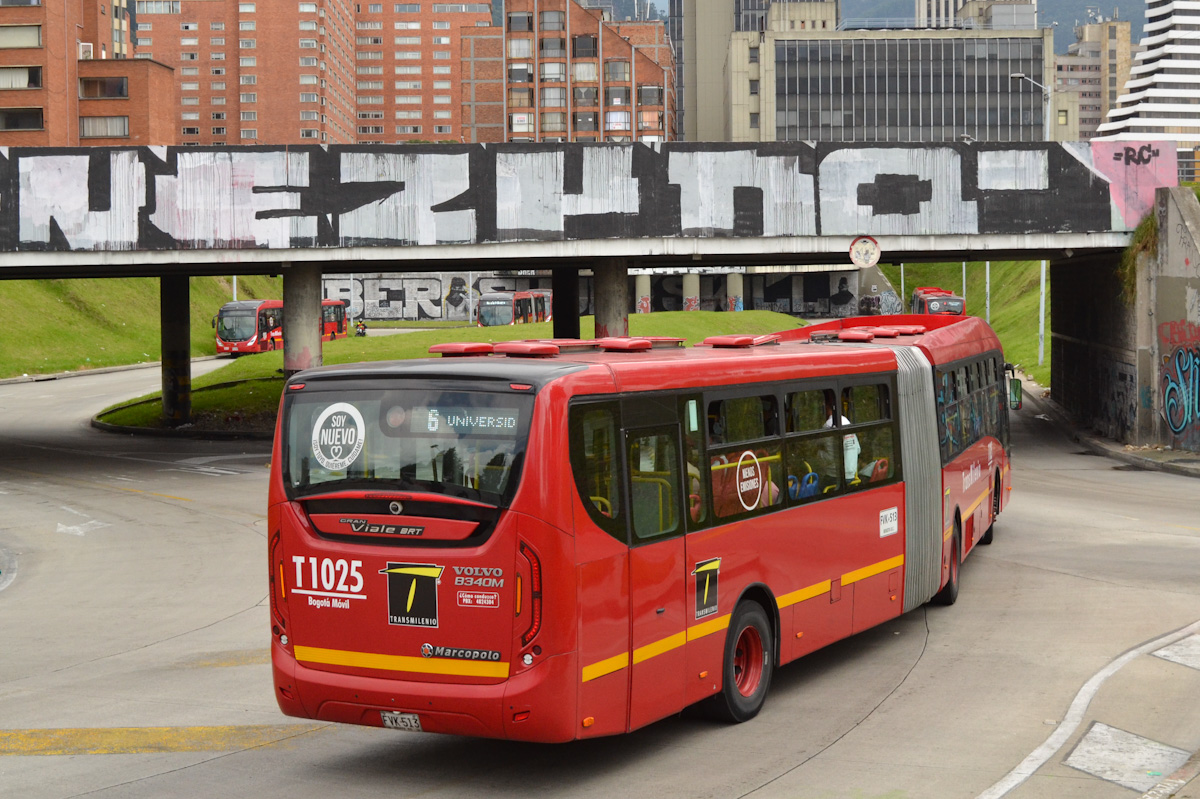 Bogotá, Marcopolo Gran Viale BRT S nr. T1025