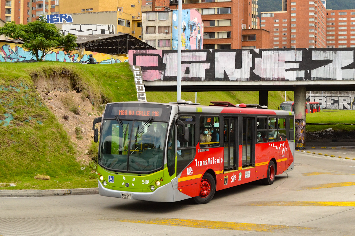 Bogotá, Busscar Urbanuss Pluss S3 # N604