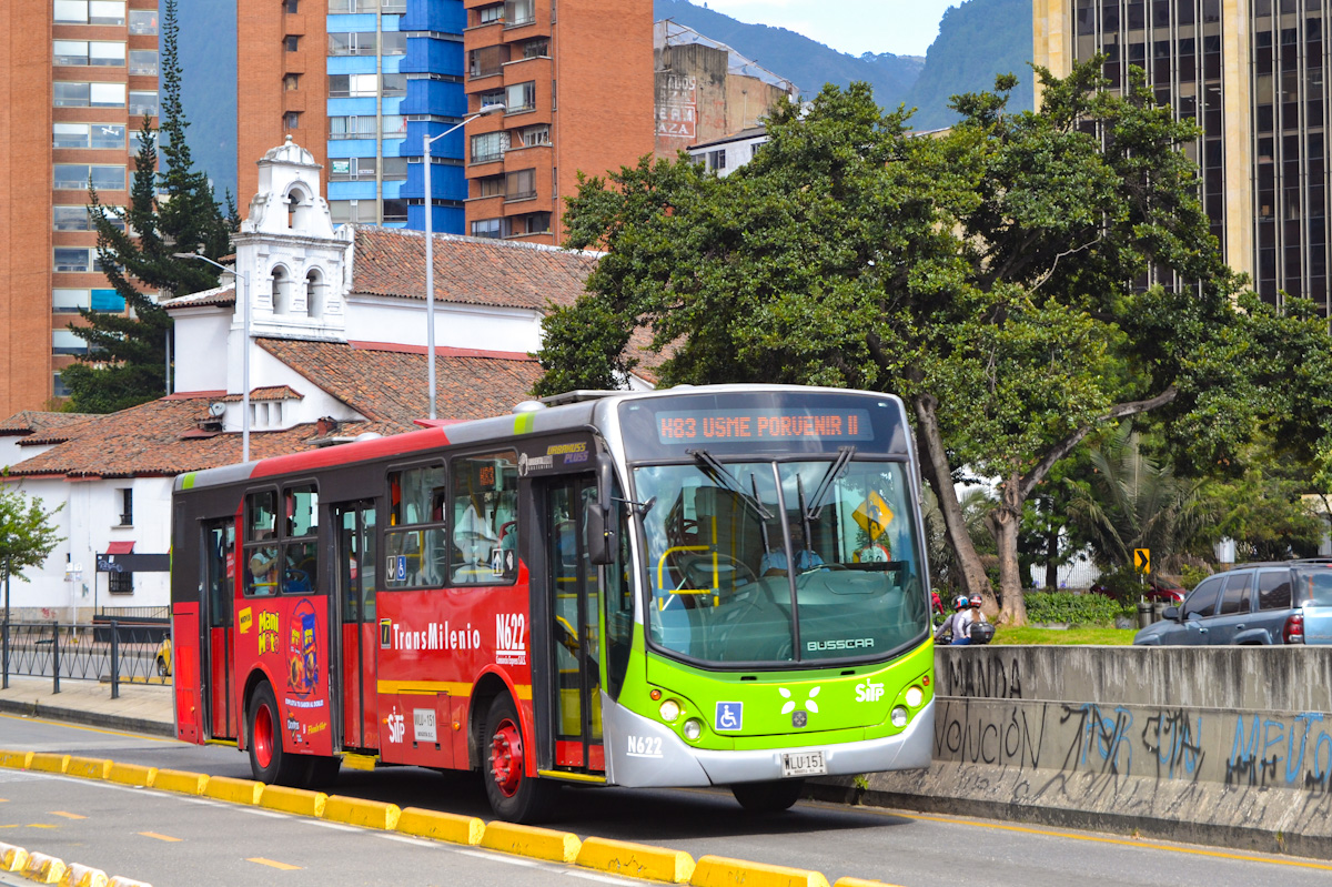 Bogotá, Busscar Urbanuss Pluss S3 # N622
