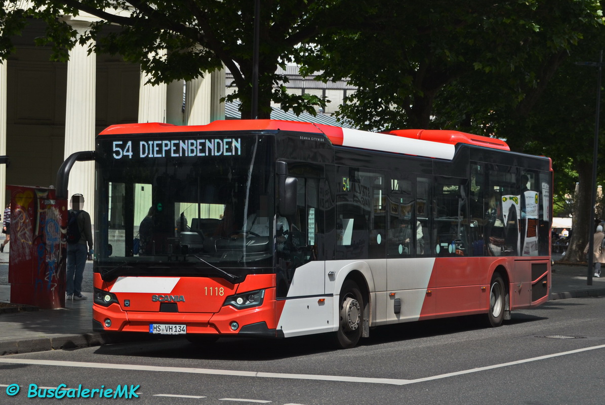 Heinsberg, Scania Citywide LE II 12M # 1118