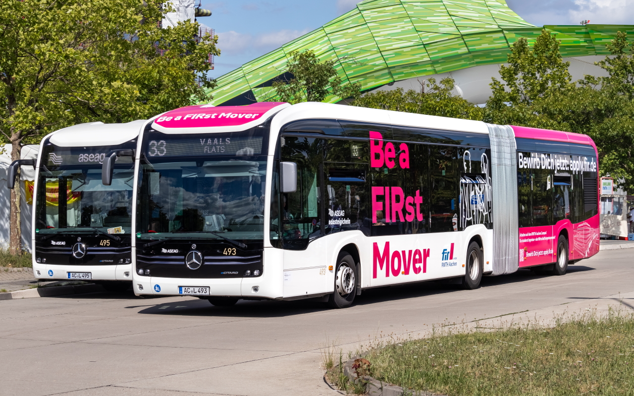 Aachen, Mercedes-Benz eCitaro G # 493