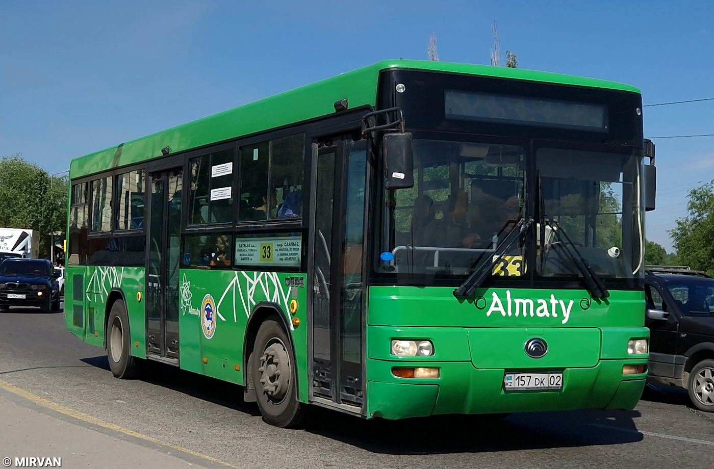 Almaty, Yutong ZK6108HGH # 157 DK 02