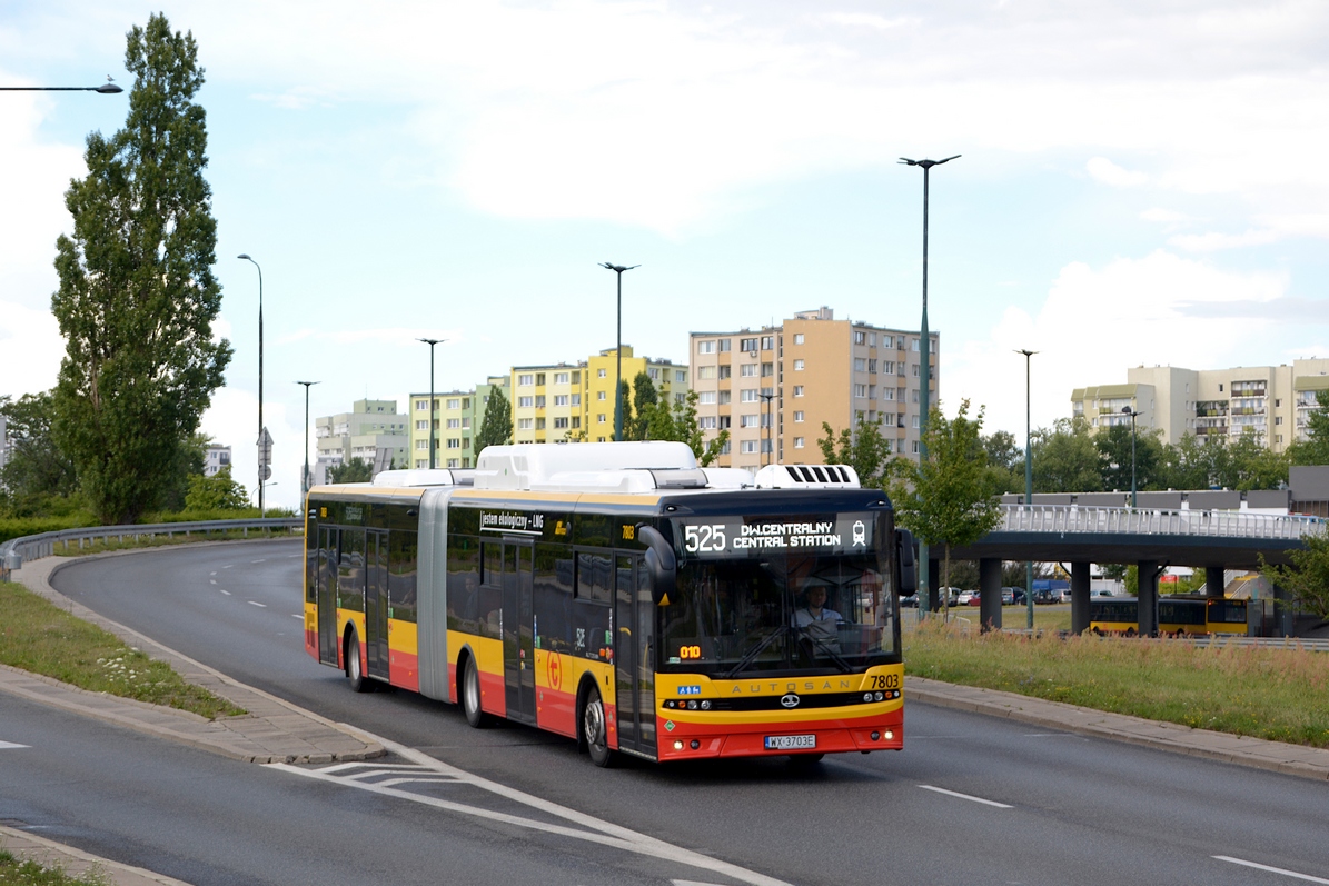 Warsaw, Autosan Sancity M18LF LNG nr. 7803