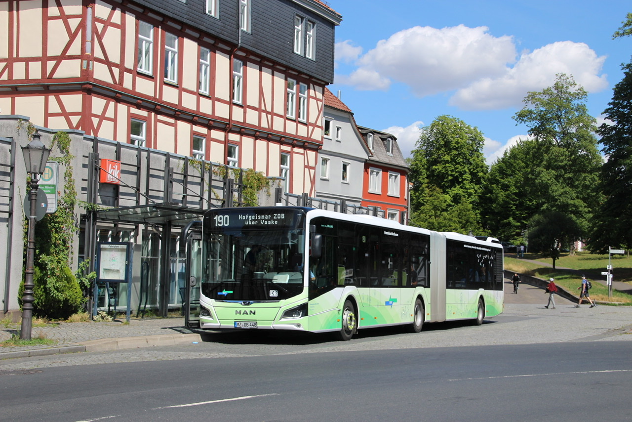 Mainz, MAN 18C Lion's City NG360 EfficientHybrid # MZ-DB 448