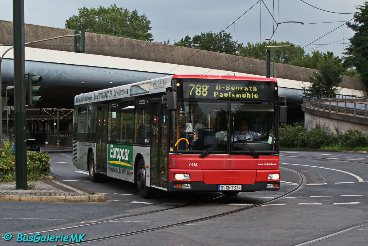 Düsseldorf, MAN A21 NL263 # 7334