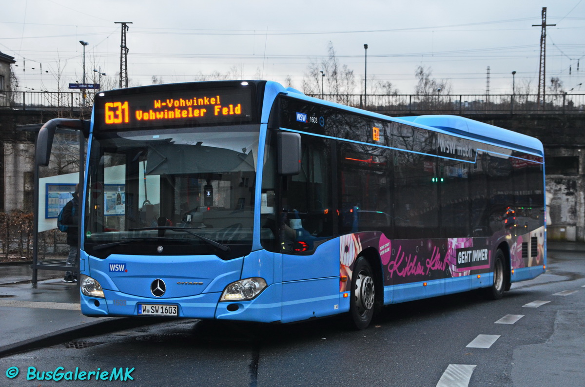 Wuppertal, Mercedes-Benz Citaro C2 LE # 1603