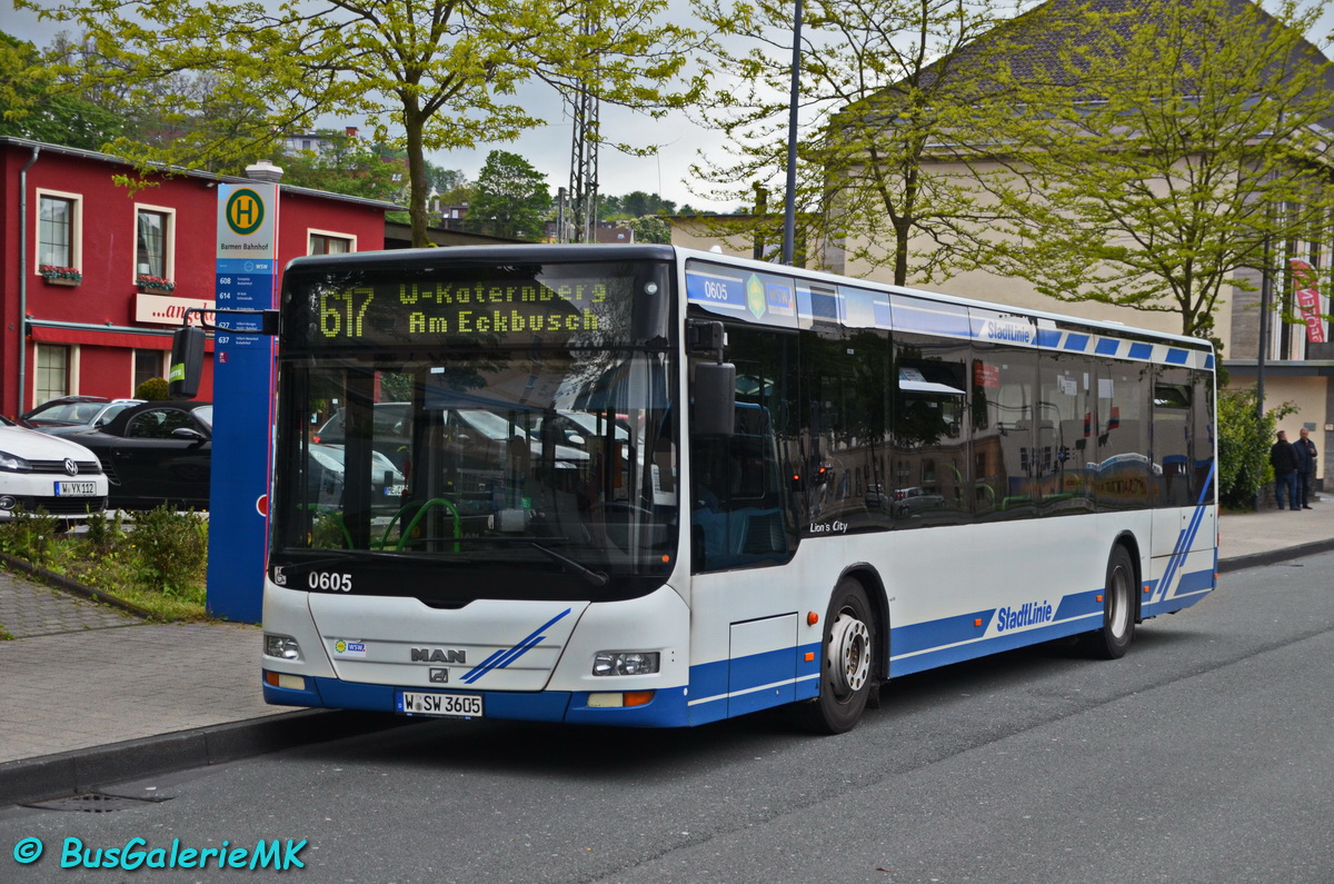 Wuppertal, MAN A21 Lion's City NL273 # 0605