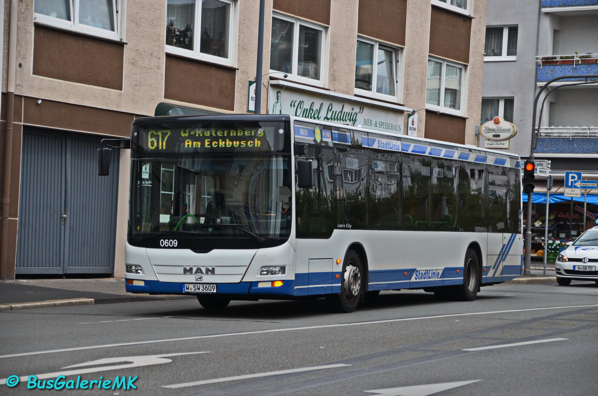 Wuppertal, MAN A21 Lion's City NL273 # 0609