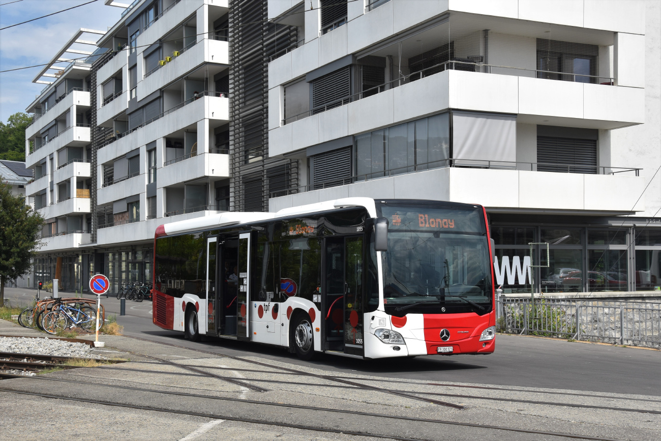 Фрибур, Mercedes-Benz Citaro C2 LE Ü № 1055