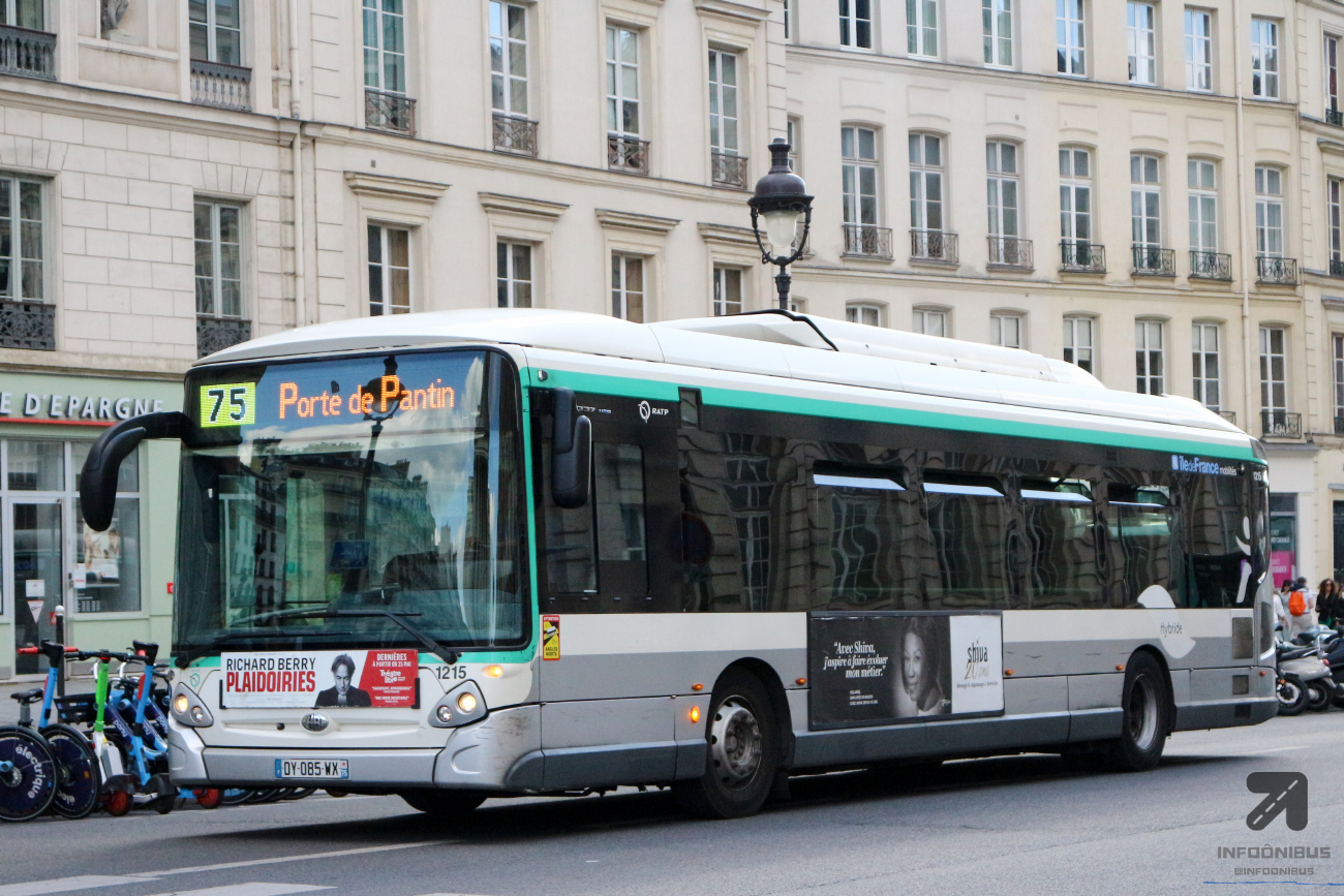Париж, Heuliez GX337 Hybrid № 1215