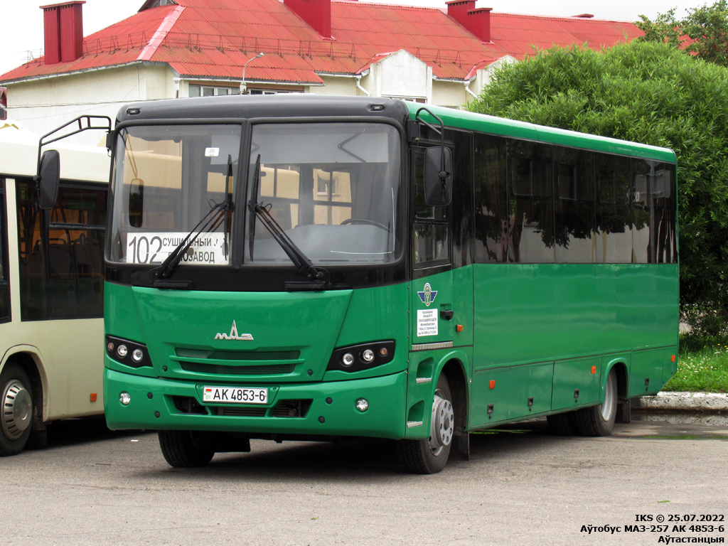 Chausy, MAZ-257.030 # АК 4853-6