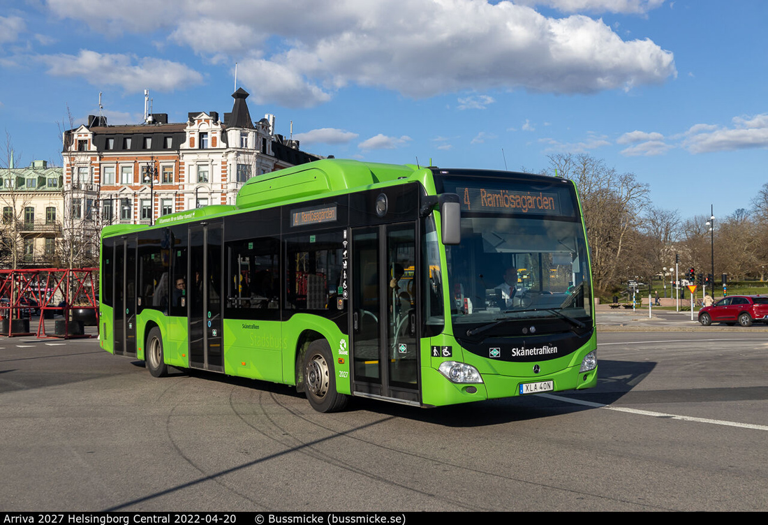 Helsingborg, Mercedes-Benz Citaro C2 NGT # 2027