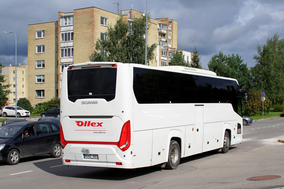 Вильнюс, Scania Touring HD (Higer A80T) № KHZ 823