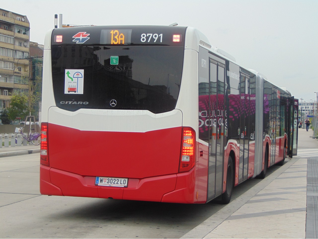 Wien, Mercedes-Benz Citaro C2 G No. 8791