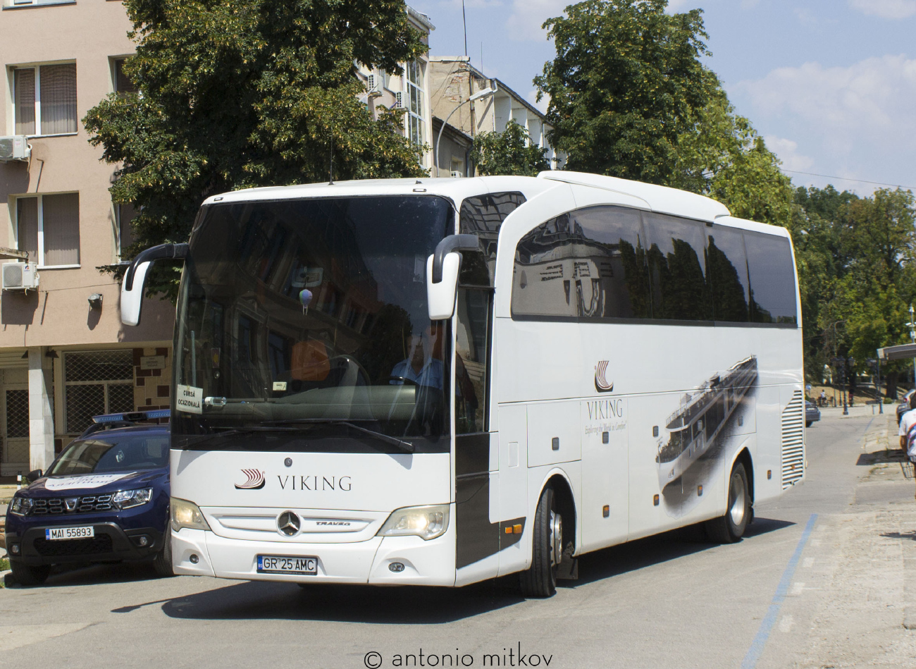 Bucharest, Mercedes-Benz Travego II 15SHD Facelift (Türk) No. GR 25 AMC