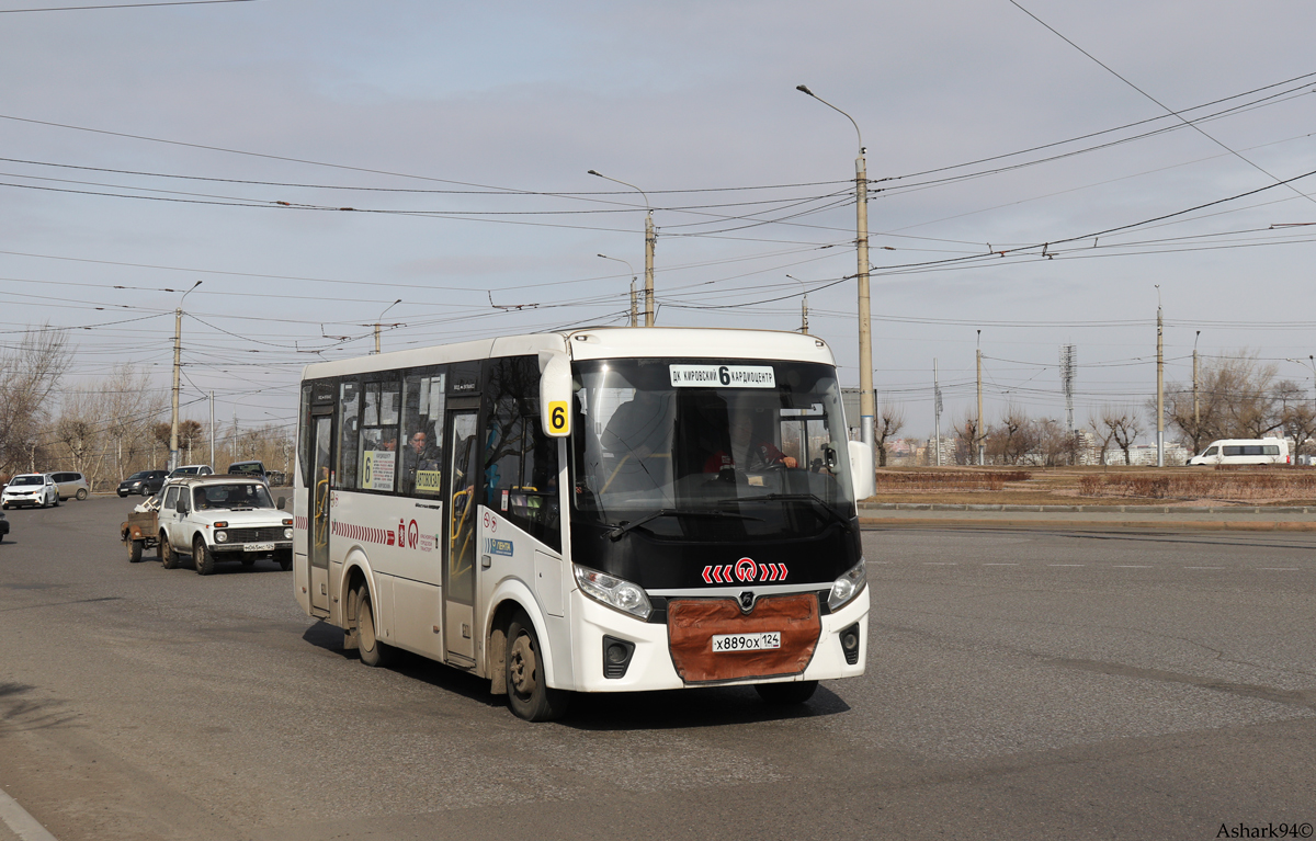 Krasnoyarsk, PAZ-320405-04 "Vector Next" (5D, 5P, 5S) # Х 889 ОХ 124