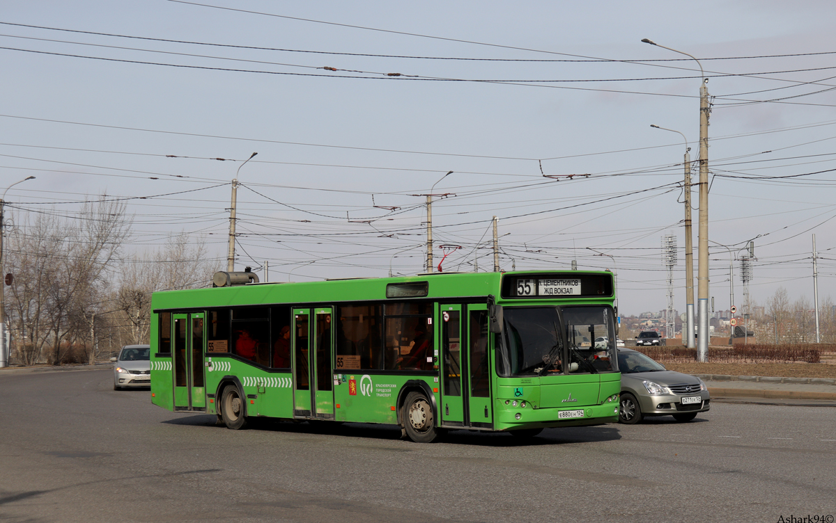 Krasnoyarsk, MAZ-103.476 nr. Е 880 ЕН 124