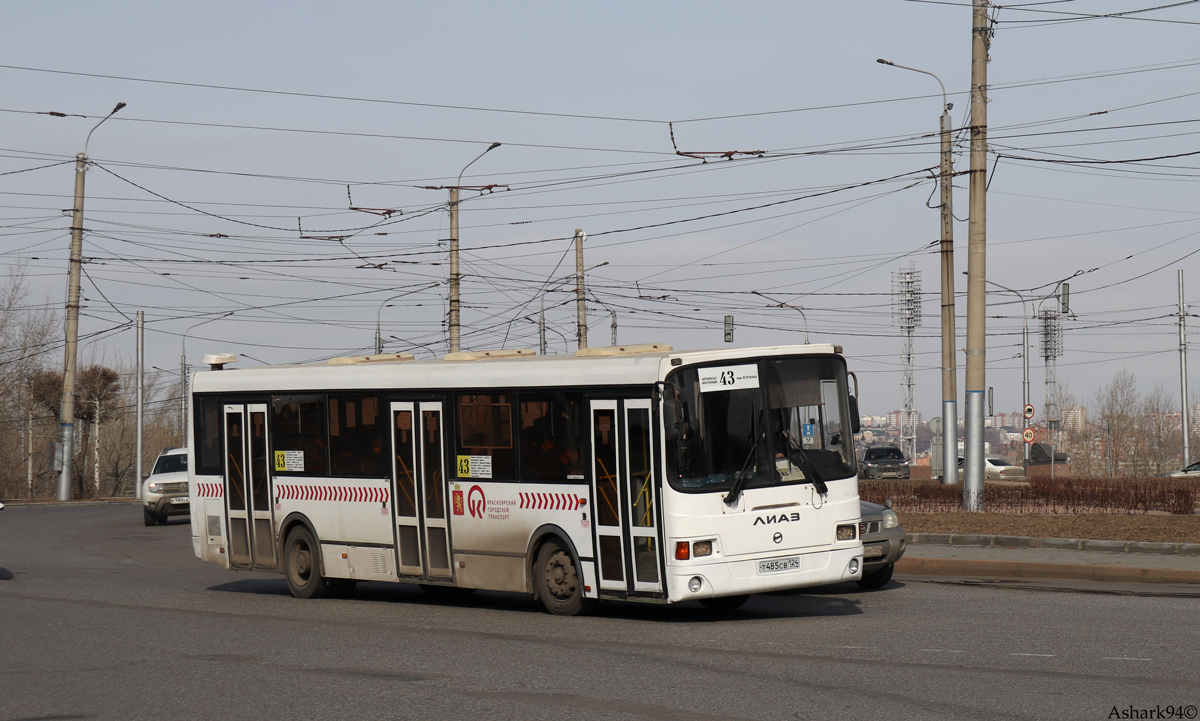 Krasnoyarsk, LiAZ-5256.60 č. Т 485 СВ 124