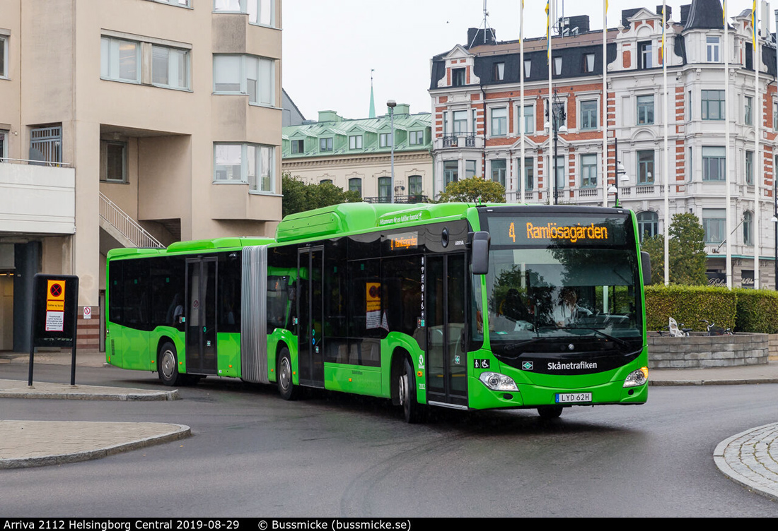 Helsingborg, Mercedes-Benz Citaro C2 G NGT № 2112