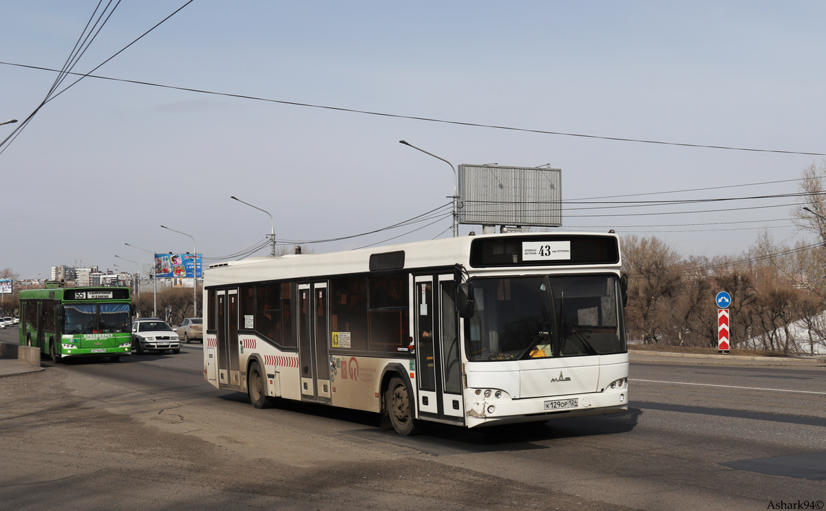 Krasnoyarsk, МАЗ-103.445 № К 129 ОР 124