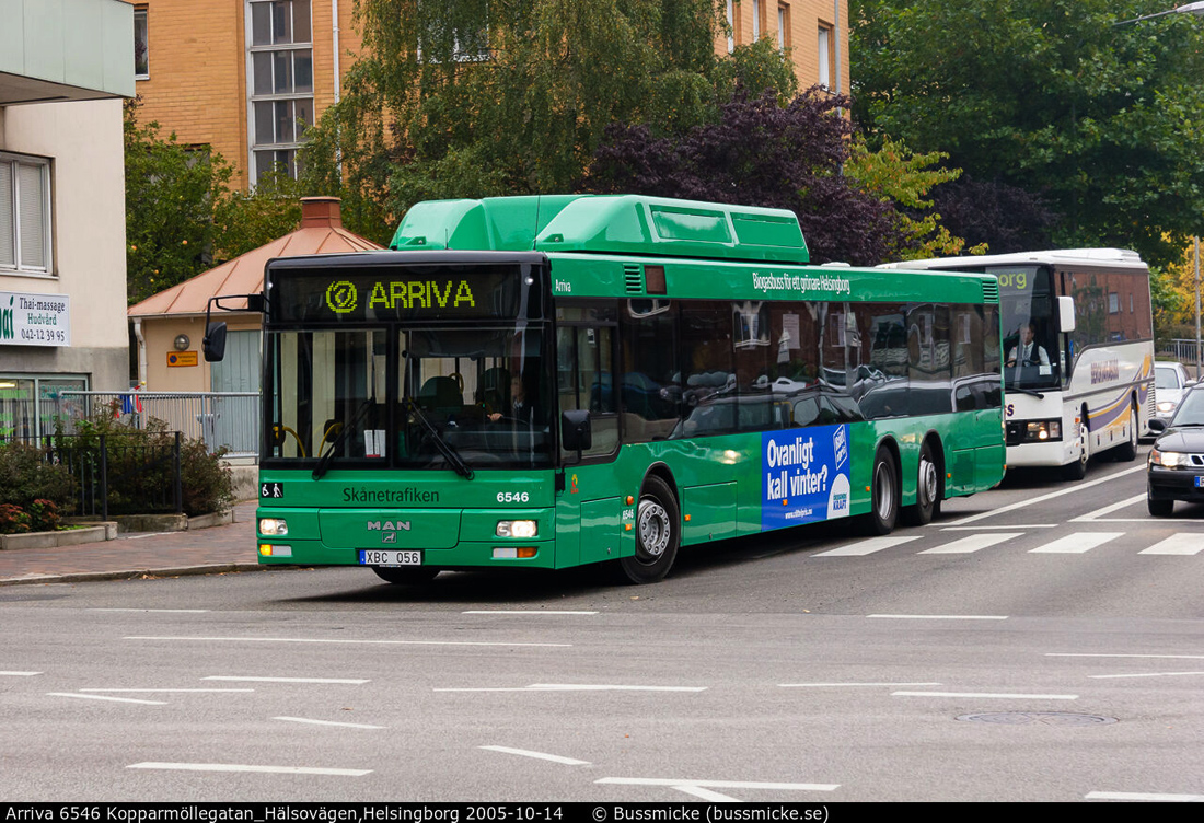 Helsingborg, MAN A26 NL313-15 CNG # 6546