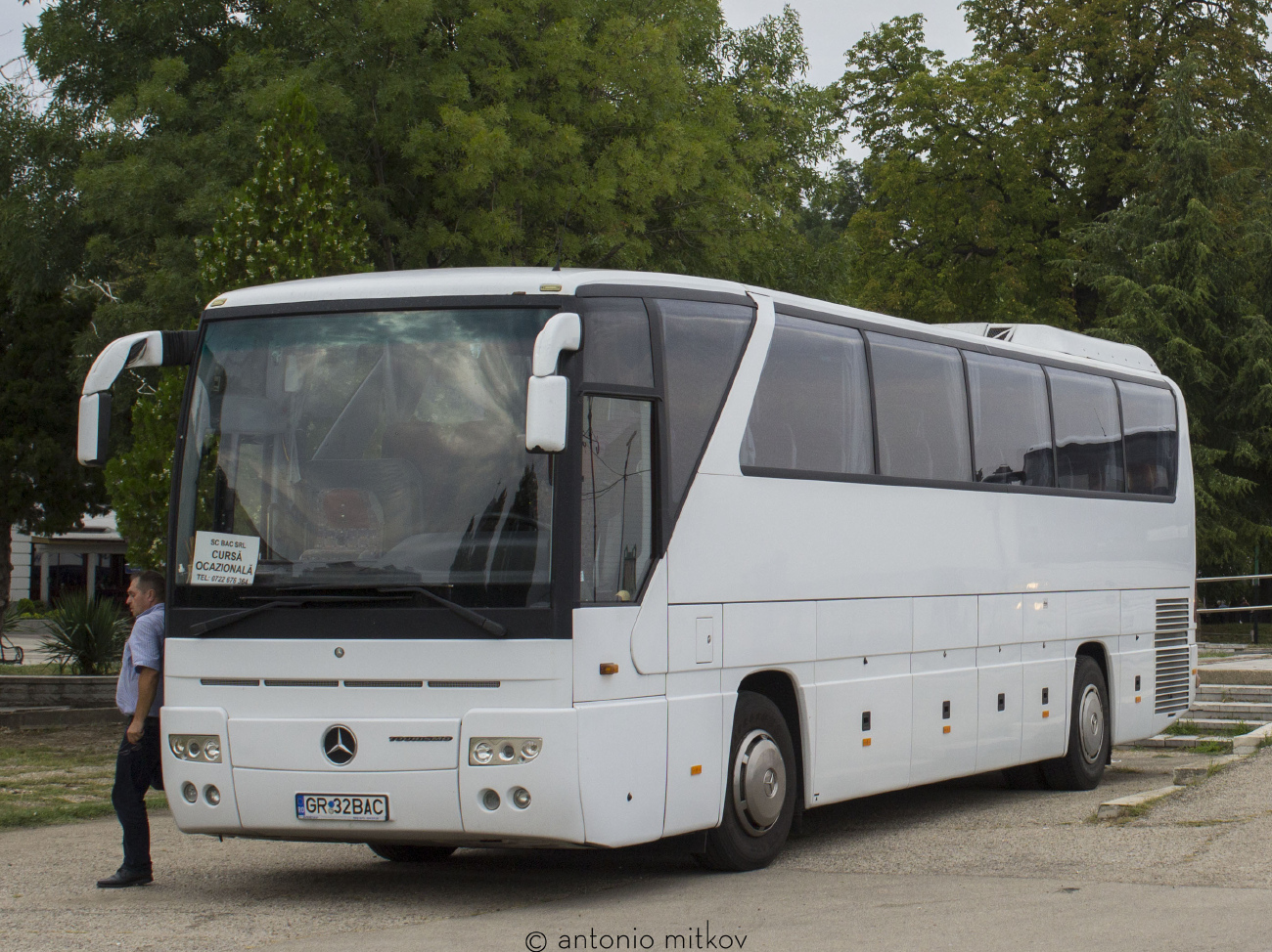 Giurgiu, Mercedes-Benz O350-15RHD Tourismo I # GR 32 BAC