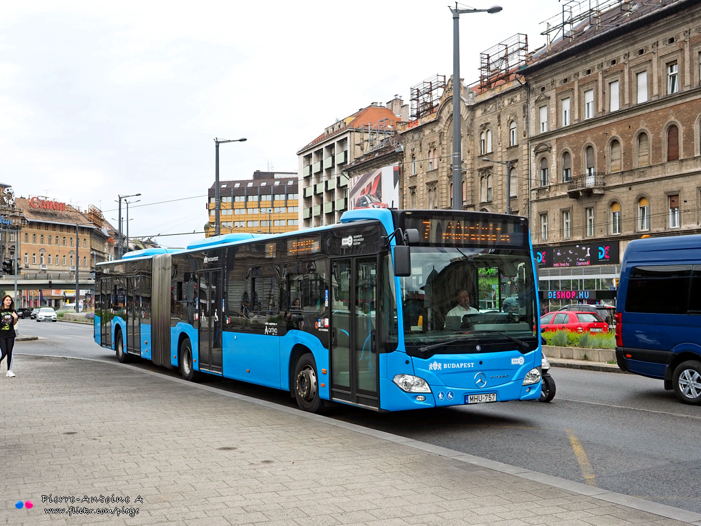 Budapest, Mercedes-Benz Citaro C2 G # MHU-757
