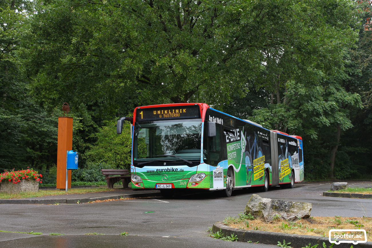 Aachen, Mercedes-Benz Citaro C2 G # 349