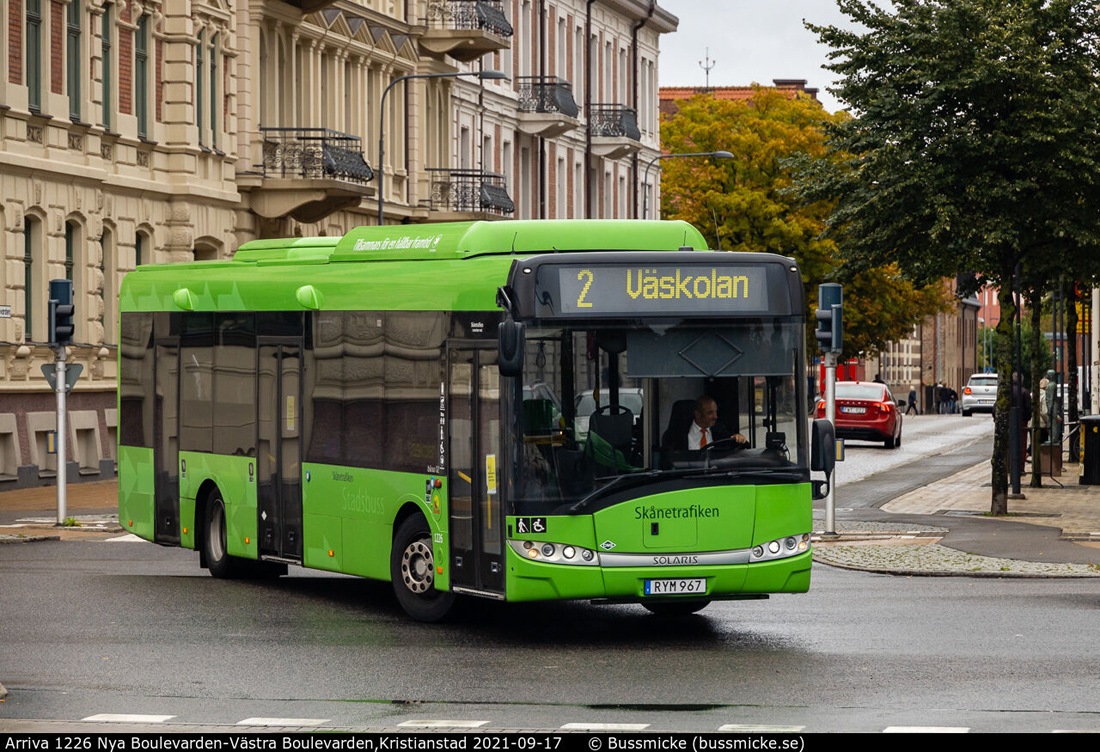 Kristianstad, Solaris Urbino III 12 LE CNG # 1226