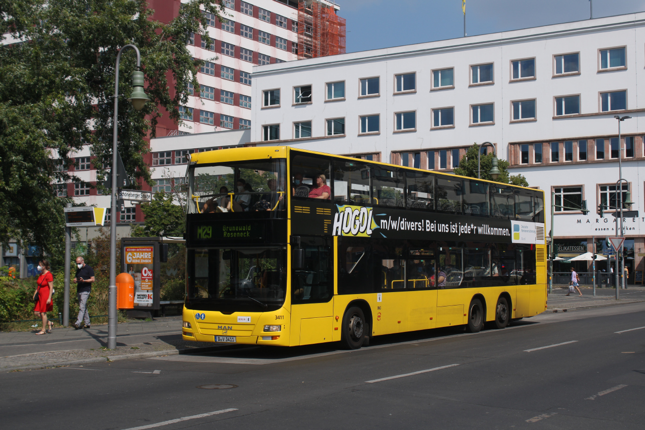 Berlin, MAN A39 Lion's City DD ND313 # 3411