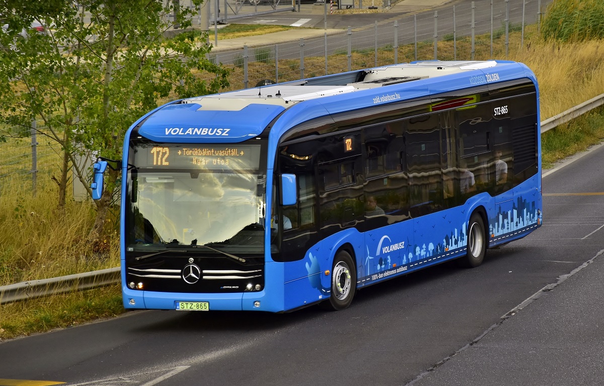 Budapest, Mercedes-Benz eCitaro nr. STZ-865